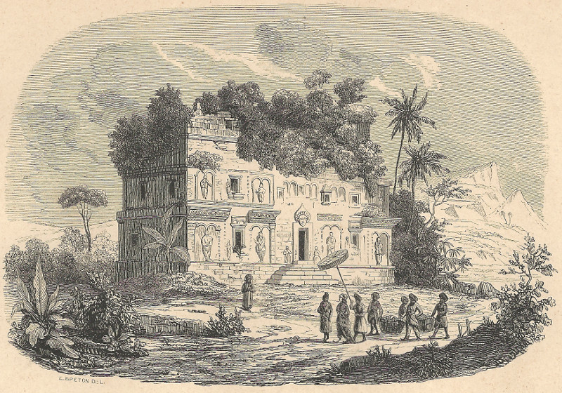 Palais de Kalassan (Java) by E. Breton