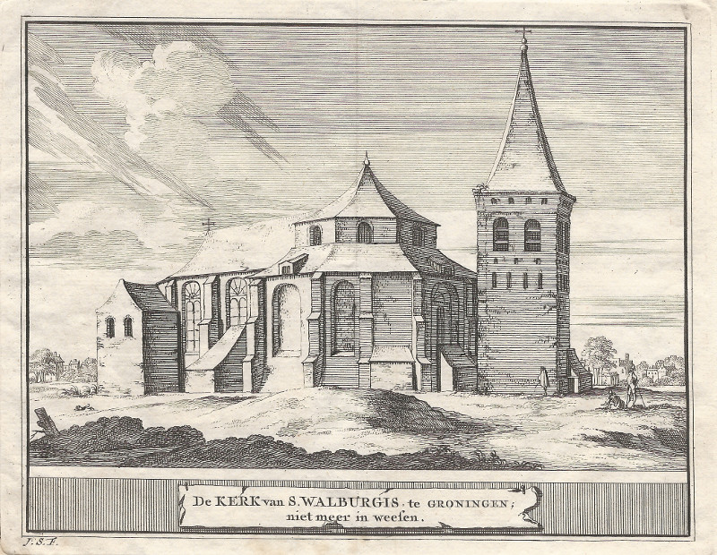 De Kerk van S. Walburgis te Groningen; niet meer in weesen by Jacobus Schijnvoet