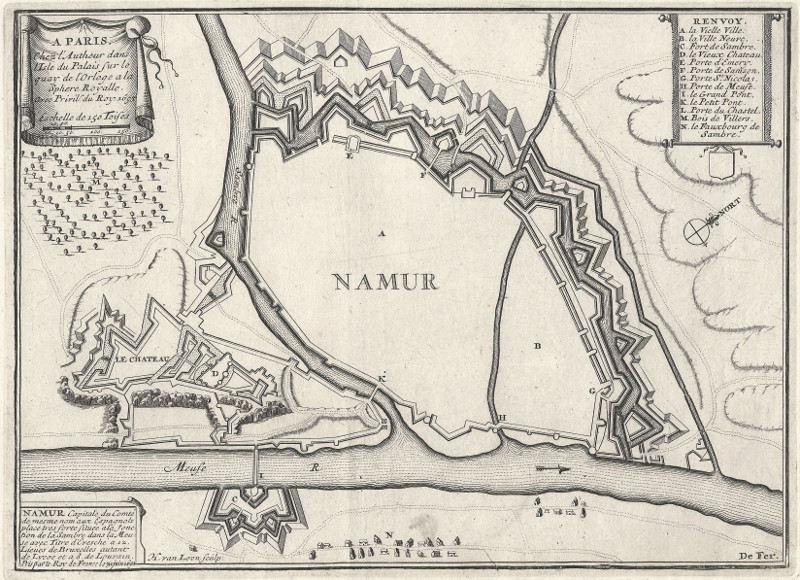 Namur, Capitale du Comte by Nicolas de Fer