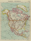 kaart Noord-Amerika