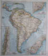 kaart Südamerika