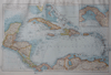 kaart Mittellamerika und Westindiën