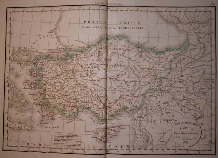 afbeelding van kaart Asiae Minoris van Félix Delamarche