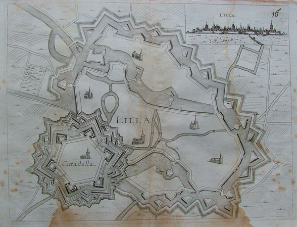 afbeelding van plattegrond Lilla van Priorato, Galeazzo Gualdo (Lille, Rijsel)